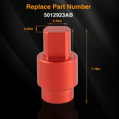 2 Pack Upgraded Aluminum Alloy Temperature Door Servo Couplings For Dodge Ram 1500 1999-2001, 2500 1999-2002, 3500 1999-2002 Replace 5012923AB part