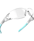 Clear Safety Glasses Goggles With Adjustable Frames And Scratch Resistant Lenses, Non Slip Grips, All Day Comfort Fit, UV400 Anti Blue Light Blocking, Ideal For Women And Men, Durable Eye Protection