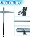 Heavy Duty Rip Fence Kit For Circular Saw Guide Replacement With Two Thumb Screws precise measurements and sturdy build