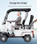 Electric Mobility Scooter For Adults Packing 800W Brushless Power And 12Mph City Speed With comfy adjustable seat and storage box.