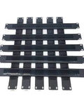 10 Pack 1U Horizontal Rack Mount Cable Management Brush Panel For 19 Inch Racks And Cabinets Black With High Density Nylon Brush