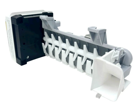 Replacement Ice Maker Assembly For Various Brands With AP6019087 W10300024 4444453 PS11752391 1 Year Warranty Easy Install Plug And Play Fit For A Reliable Quick Replacement When Your Ice Maker Goes Out.