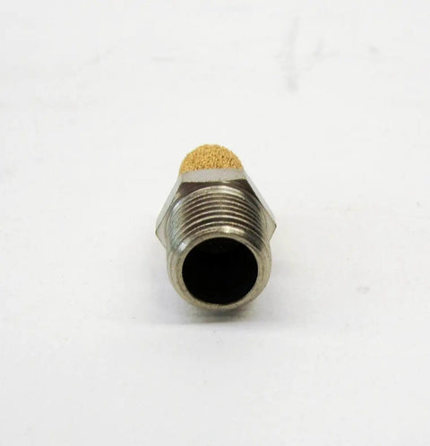 Heavy Duty Quiet Aire Sntr Pneumatic Muffler Quiets Air Exhaust On Compressors With Slick One Quarter Inch NPT Threads Built For Tight Shop Spaces That Really Works Like A Charm