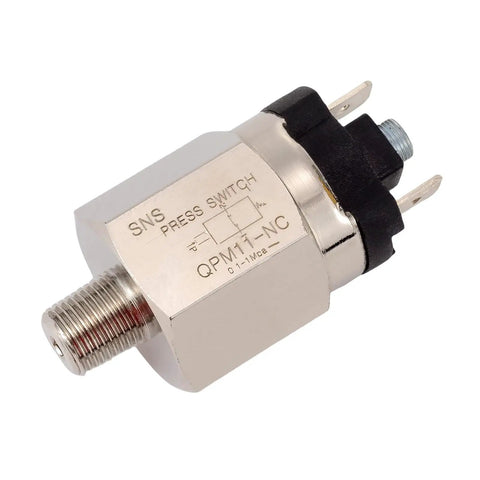 Adjustable One Eighth Inch Pneumatic Pump Pressure Control Switch NC Normally Closed For Air And Water Systems, stainless steel body