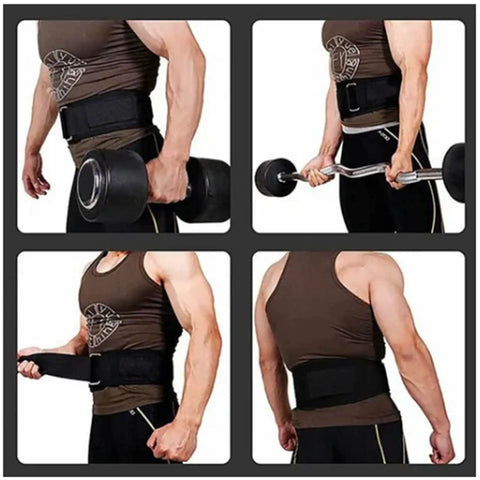 Adjustable Weight Lifting Belt With Locked In Core Support And Rock Solid Build Made From Durable Eva Nylon, worn during weight lifting.