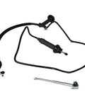 Plug And Play Clutch Master And Slave Cylinder PreFilled With Long Hydraulic Line Drop In Ready Install For 1999 To 2004 Ford F150 F250 54L V8 components with hose and fittings
