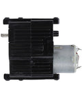 Heavy Duty Upgraded 260 Transmission Gearbox For Wpl B14 B24 C64-1 D64 Rc Trucks, top view of plastic motor assembly.