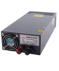 1200W 48V Single Output Switching Power Supply For LED Strips And Industrial Control Systems 25A Heavy Duty High Capacity DC Converter Efficient Durable Power Solution For Industrial Equipment. Front view metal 48V 25A power supply with cooling fan and terminals