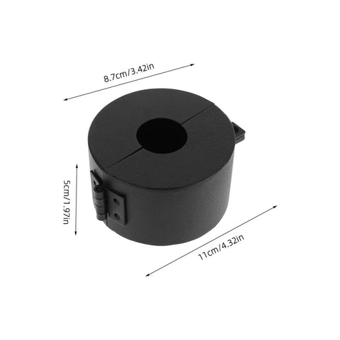 Top view of Easy Install Doorknob Safety Cover And Deadbolt Style Door Security Device For Kids Kidproof Locking Shield