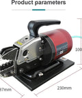 Heavy Duty Semi Automatic Pneumatic Terminal Crimping Machine Alloy Steel 1.3 Ton Air Powered Electric Wire Connector Tool close-up