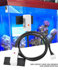 Non-Touch 24V Liquid Level Sensor With NPN/PNP Output For Non-Metallic Containers 20mm Sensing Range displayed near aquarium