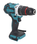 Heavy Duty 18V Cordless Drill Generating 140 Nm Of Legit Power With 23 Adjustable Clutch Positions Plus Dual Gear Speed Options, side view.