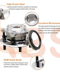 Front Wheel Hub And Bearing Assembly For Toyota Sequoia 2008 To 2022 And Tundra 2007 To 2021 5 Lug 4WD Beefy Direct Replacement Heavy Duty