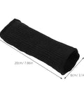 Badass Cut Resistant Arm Sleeves Black Anti Cut Wrist Guards 2 Pack for Heavy Duty Gardening, featuring elastic fit and durable material.