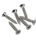 Matching screws for Heavy Duty 3-1/2 Inch Steel Door Hinges With 1/4 Inch Radius And Polished Chrome Finish For Interior Residential Doors