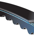 Beefed Up Tri Power Drive Belt For A B And C Section Industrial Drives With Notches For Superior Grip On Small Or Subminiature Sheaves Built Tough For Real World Industrial Performance, black notched industrial drive belt
