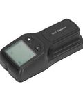Thonlai 5 in 1 Stud Finder Multifunctional Wall Scanner for Wood and Metal Detection with LCD Display and Sensitive Sensor Suitable for All Wall Types (Black) side view with buttons and screen