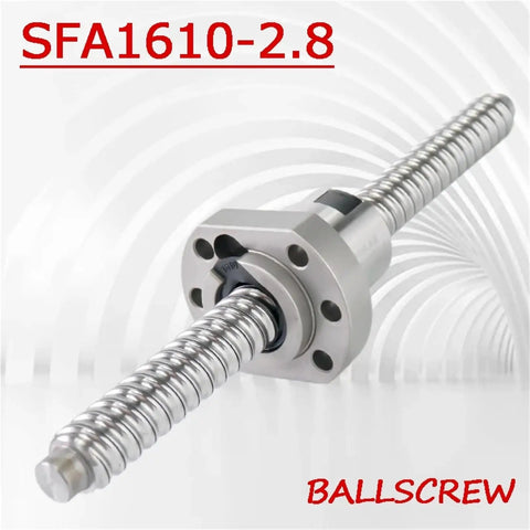Rock Solid Ball Screw For CNC Machines End Machined With Single Ball Nut 250mm To 1000mm Range 400mm Travel Smooth Low Friction Backlash Reduced Roller Screw Built Tough With Heat Treated Steel For Heavy Duty Auto And Manufacturing