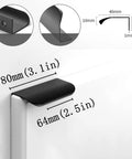 Hidden Door Knob Set With Concealed Handles For Cabinets And Wardrobes, Sleek Low Profile Aluminum Alloy Drawer Pulls, 600mm Easy Install