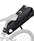 10L Roll Top Bike Saddle Bag for Mountain and Road Bikes Universal Fit Waterproof PVC TPU Construction with Internal Frame