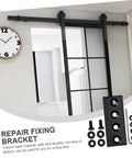 Heavy Duty Flat Bracket Track Rail Connector For Barn Doors And Home DIY Projects, Durable Carbon Steel Mending Plate And Track Stopper, Solid 4 Hole Brace Mount, Metal Repair Plate For Long Lasting Door Track Support.