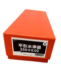 Compact Precision Flat Level Heavy Duty Vial Gauge Straightness Checker For Machine Tool Guide Rails in red box.