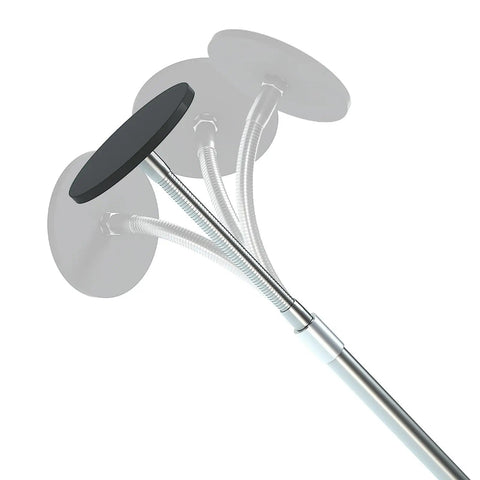 Telescoping Magnetic Pickup Tool With Bendable Hose Extends From 16 To 42 Inches featuring bendable hose and rotating head