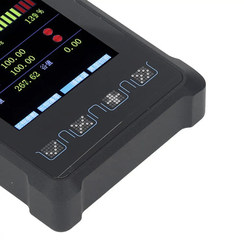 Handheld Digital Force Meter With Auto Calibration All In One Push And Pull Tester And Dynamometer Multiple Alarm Modes For Upper And Lower Limits Plus Peak And Valley Alerts Easy Readout For Quick, Accurate Force Measurements On The Go close-up display