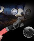 Badass Heavy Duty Adjustable Pin Spanner Wrench Pair with tight grip for angle grinders, measuring 7-1/4 inches, tough steel.