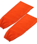Badass Heat Resistant Welding Sleeves For Heavy Construction And Mechanic Work Featuring Reusable Cotton Arm Guards in orange, designed for safety.