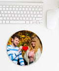 12 Pack White Round Sublimation Mouse Pads 7.87 Inch Diameter For DIY Heat Transfer Crafts Blanks Bulk Set with printed image