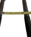 Square Trailer Axle U-Bolt Kit Pro Grade Heavy Duty For Boat Utility And Cargo Trailers Fits 2-1/8 Inch Inner Width, 6-1/2 Inch Length, And 1/2 Inch Diameter Keeps Leaf Springs Tight And Prevents Shifting In Saltwater And Freshwater, measured with tape