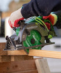 36V Cordless Circular Saw With Brushless Motor Rear Handle 7 1 Quarter Inch Blade Lightest In Its Class cutting wood