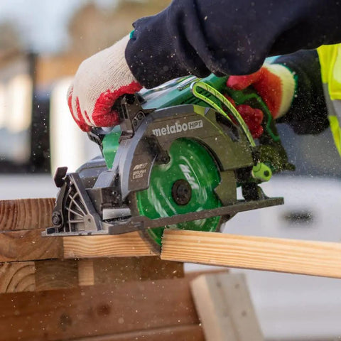 36V Cordless Circular Saw With Brushless Motor Rear Handle 7 1 Quarter Inch Blade Lightest In Its Class cutting wood
