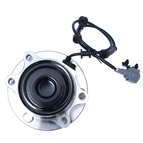 Front view of a 6-lug Front Wheel Bearing And Hub Assembly For RWD Nissan Frontier 2005-2018 Pathfinder 2005-2012 Xterra 2005-2015 Suzuki Equator