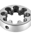 Heavy Duty Right Hand Tap Die M50 Machining Tool Set Includes Multiple Metric Thread Pitch Sizes For Robust External And Internal threading Tasks Perfect For Serious Shop Work And Hard Core DIY Projects., M50 steel round die