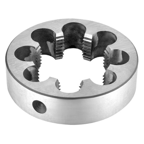 Heavy Duty Right Hand Tap Die M50 Machining Tool Set Includes Multiple Metric Thread Pitch Sizes For Robust External And Internal threading Tasks Perfect For Serious Shop Work And Hard Core DIY Projects., M50 steel round die