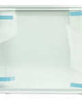Refrigerator Crisper Pan Cover And Shelf Frame Replacement Must Have Size 18-3/8 Inch By 17-3/8 Inch Without Glass top view