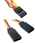 10 Piece Servo Y Harness Splitter Cables 1 Male To 2 Female JR Futaba Style Plug And Play Extension Wires for RC Models