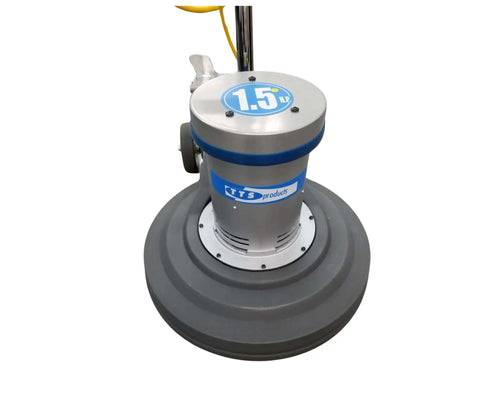 Top view of 17 Inch Heavy Duty Floor Buffer Machine Complete Cleaning Bundle With Pad Driver And Starter Pads For Commercial And Industrial Floors