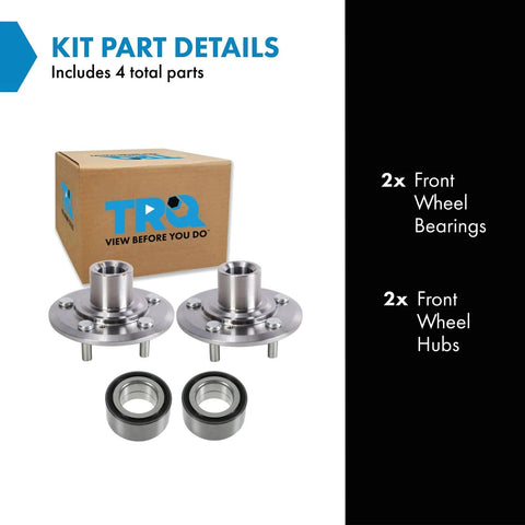 Premium Front Wheel Bearing And Hub Kit For 2007 2018 Acura RDX And 2007 2017 Honda CR V two piece set with box