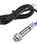 Inductive Proximity Sensor Switch M12 Shield Type LJ12A3-2-Z/BY, 2mm detection, blue shield, metal housing, with 120cm cable