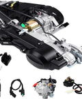 Gy6 150cc Short Case Engine Kit For Two Wheel Scooters And Mopeds CVT Ready Easy Install High Quality Metal Shell