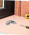 Concealed Hidden Cabinet Hinges 90 Degree Curved For Doors Two Piece Stainless Steel Industrial Grade Hinges with tools