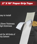 2x10 inch paper grip tape from All In One Golf Grip Regripping Kit With 5oz Solvent, 15 Grip Tapes, Tape Remover Tool