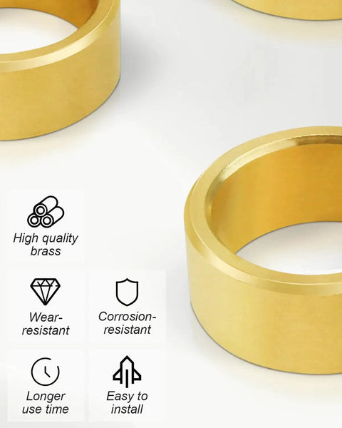 Heavy Duty Blade Arbor Adapter Reducer Ring 5 Pack, high-quality brass rings, corrosion-resistant, easy to install.