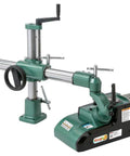 Pro Grade Three Roller Variable Speed Power Feeder With Brushless 220V Motor, showing robust construction and ergonomic design for woodworking.