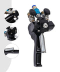 Heavy Duty PU Foam Spray Gun Featuring Slick Pneumatic Trigger And Self Cleaning Design for polyurethane insulation, close-up view.