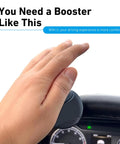 Hand using 360 Degree Steering Wheel Spinner Ball For Easy One Hand Driving, Anti Slip Booster Accessory, Universal Fit For Cars Trucks SUVs, Durable Silicone And Metal Bearings, Black