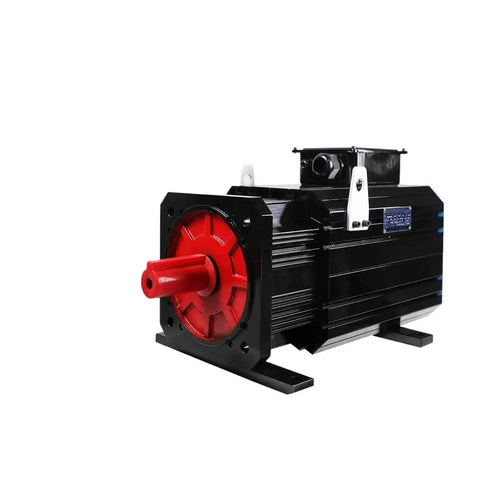 Front view of Three Phase AC Hydraulic Water Cooled Servo Motor Permanent Magnet Synchronous Servo Motor YYT18 130F152RN 130 Nm 1500 RPM.